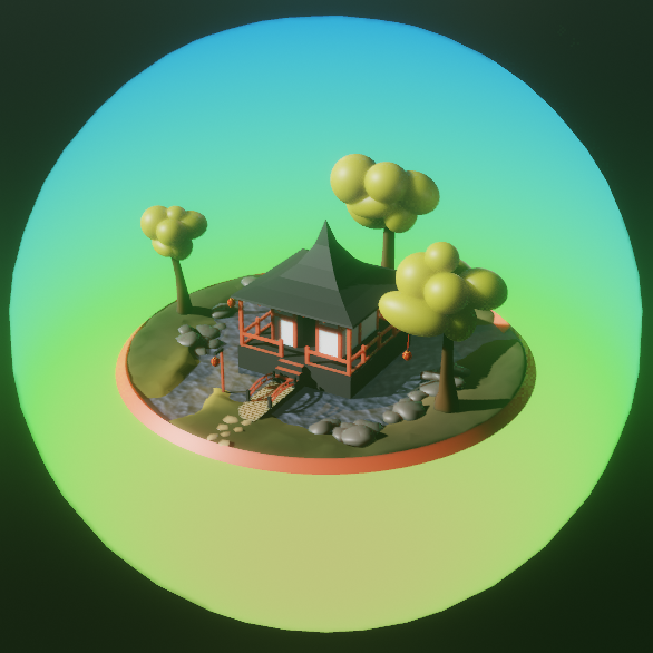 Eevee Lowpoly Pagoda preview image 4
